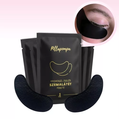 Fekete zselés szemalátét UV-LED technológiához (50 pár)