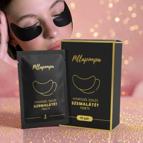 Fekete zselés szemalátét UV-LED technológiához (50 pár)