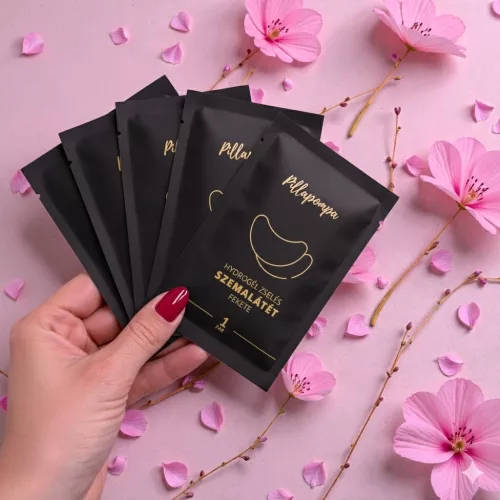 Fekete zselés szemalátét UV-LED technológiához (50 pár)