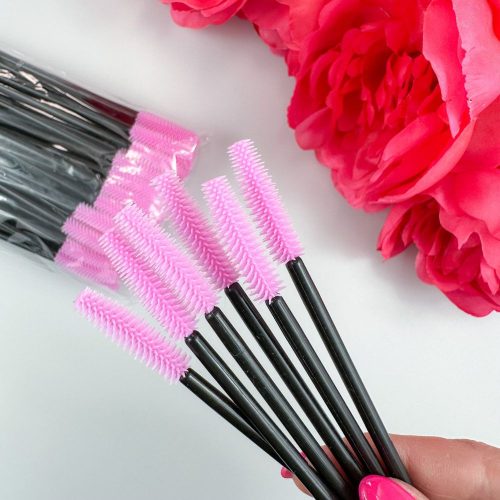 Szilikonos szempilla fésű (50db)