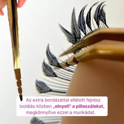 Pillapompa ST-17 izoláló szempilla csipesz
