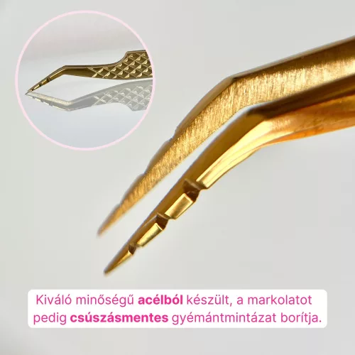 Pillapompa ST-17 izoláló szempilla csipesz