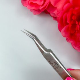 VETUS ST-17 hajlított izoláló szempilla csipesz