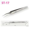 VETUS ST-17 hajlított izoláló szempilla csipesz