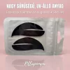 Fekete szilikon UV-védő tapasz felső és alsó szemhéjra
