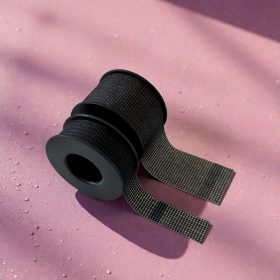 Fekete szilikon ragasztószalag - 2.5 cm