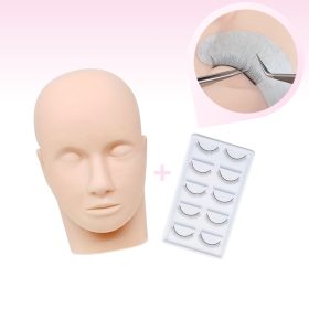 Gyakorló babafej ajándék szempillával