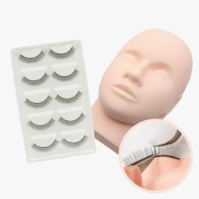 Soros szempilla gyakorló babafejhez