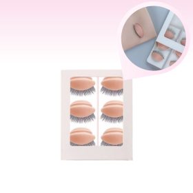 Cserélhető szemek realisztikus babafejhez