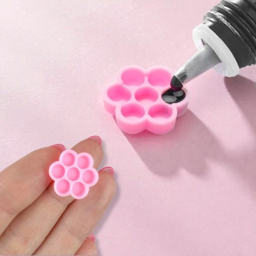 Ragasztó tartó virág öntapadós (50 db)