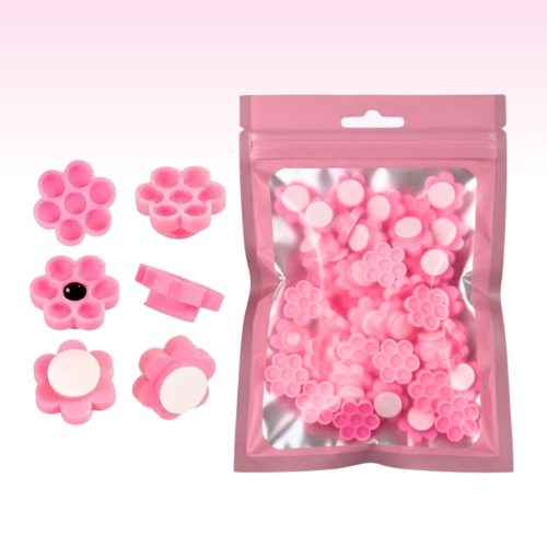 Ragasztó tartó virág öntapadós (50 db)