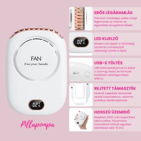   Műszempilla szárító ventilátor - extra hosszú üzemidővel