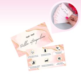 Utóápoló kártya vendégeknek (10db)