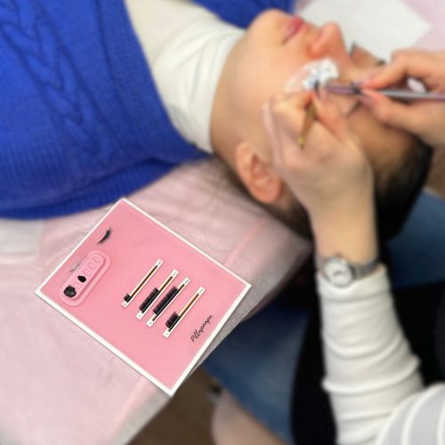 XXL Szempilla paletta rendszerező box 5db palettával