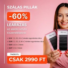 Pillapompa prémium műszempilla