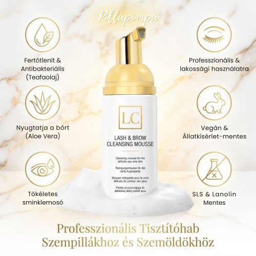 LC Szempilla sampon pumpás flakonban (50ml)