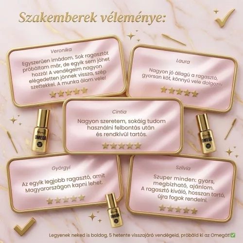 Omega olajálló műszempilla ragasztó