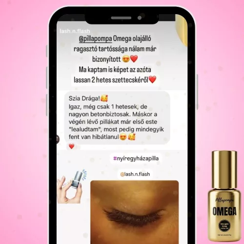 Omega olajálló műszempilla ragasztó