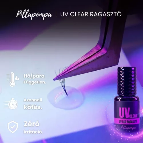 UV CLEAR - UV LED műszempilla ragasztó