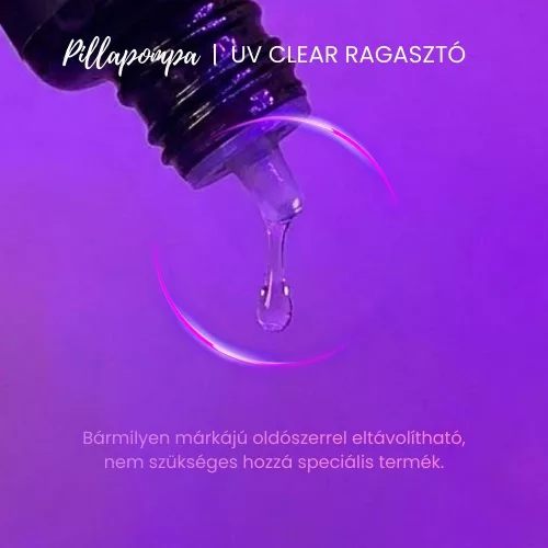 UV CLEAR - UV LED műszempilla ragasztó