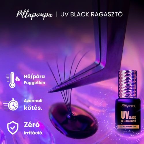 UV BLACK - UV LED műszempilla ragasztó