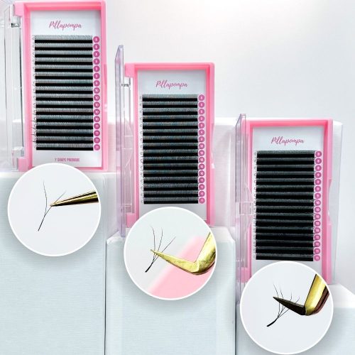 Premade Y és W shape műszempilla