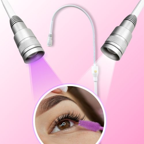 UV LED műszempilla építő lámpa - fehér