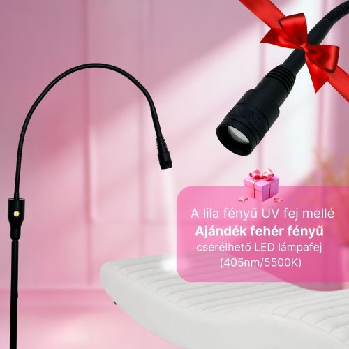 UV LED műszempilla építő lámpa - fekete