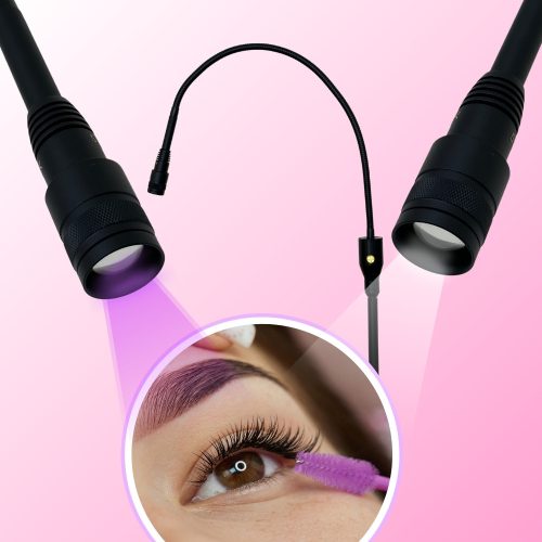 UV LED műszempilla építő lámpa - fekete