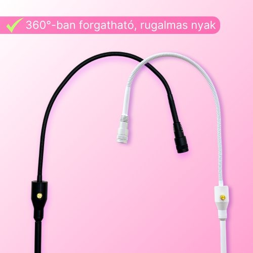 UV LED műszempilla építő lámpa - fekete