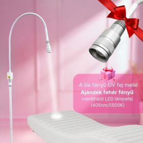UV LED műszempilla építő lámpa - fehér